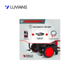LUVIANS 15,000/12,000-Watt Gas Portable Generator with Electric Start & Lift Hook - Image 2