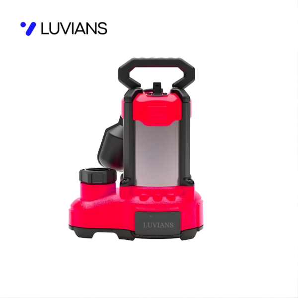 LUVIANS 1 HP Submersible Sump Pump – Stainless Steel & Cast Iron