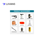 LUVIANS Electric Pressure Washer – 135 Bar, 1800W High-Power Cleaner - Image 3