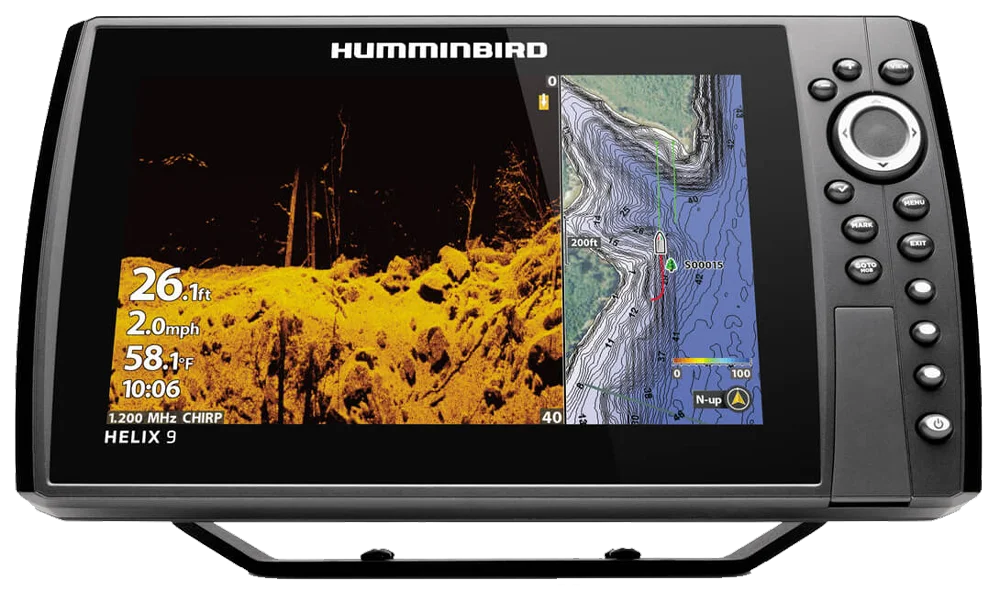 1-19-1 Humminbird Helix 9 Chirps MDI+ GPS G4N 411370-1 - Image 1