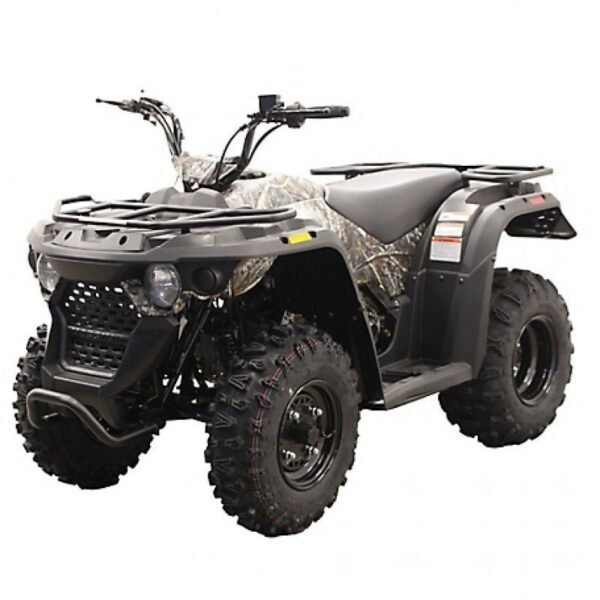 Youth MSA150 ATV – Camo 150cc Utility Quad Bike with Front & Rear Cargo Racks, Off-Road All-Terrain ATV