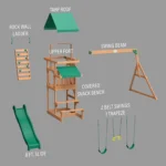 Backyard Discovery Belmont All Cedar Swing Set - Image 3