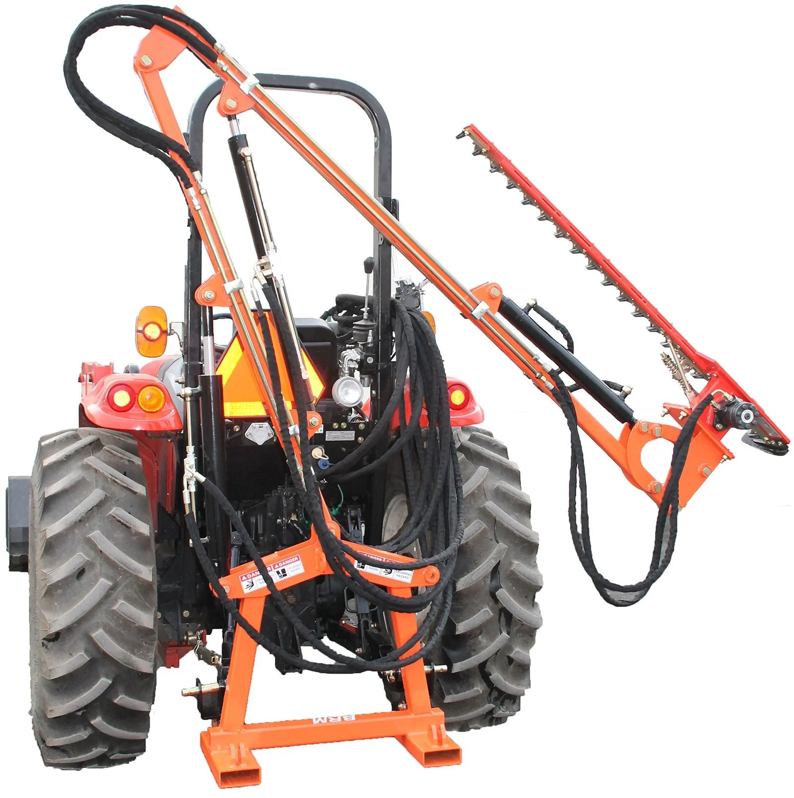 91v9pIXHVqL Hydraulic Boom with 6′ Sickle Brush Mower, FH-BRM180 | Betstco Implements - Image 1