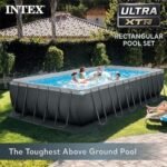 INTEX 26363EH Ultra XTR Deluxe Rectangular Above Ground Swimming Pool Set: 24ft x 12ft x 52in – Includes 2100 GPH Sand Filter Pump – Easy Assembly - Image 3