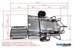 Go! Series Dual Rail Ride-Up Folding Motorcycle Trailer Discounted - Image 3