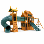 Kids Kidkraft Bear Cave Lodge Swing Set / Playset