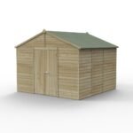 10 x 10 Beckwood Apex Shed with Double Doors (Windowless)