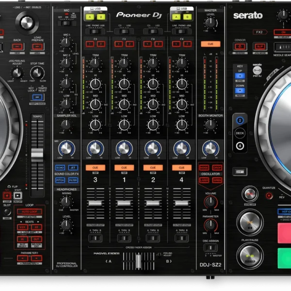 Pioneer DDJ-SZ2 Flagships 4-Channel Controllers for Serato DJ