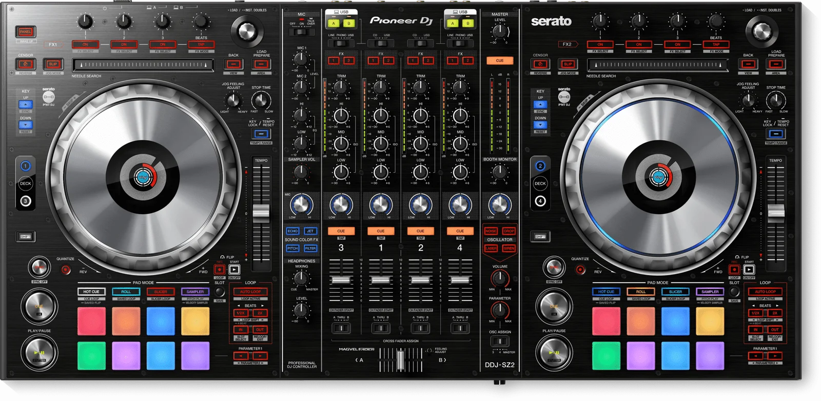 a1-71.webp Pioneer DDJ-SZ2 Flagships 4-Channel Controllers for Serato DJ - Image 1