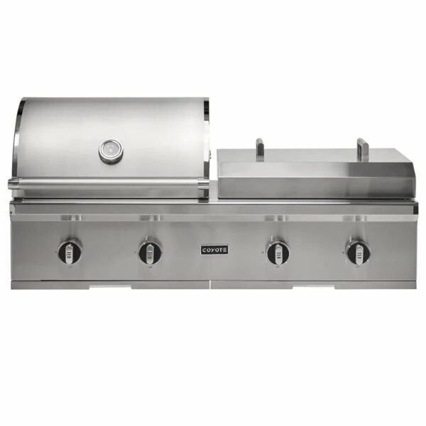 Coyote 50″ Combo Built-In Gas and Flat Top Grill