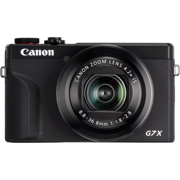 Canon PowerShot G7 X Mark III Black – 20.1MP, 4K Video, Vlogging Camera with Flip Screen