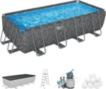 Bestway APX 365 18′ x 9′ x 52″ Rectangular Above Ground Swimming Pools - Image 4