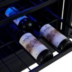 FORNO Bacchino 24-Inch Dual Zone Wine Cooler, 51-Bottle Capacity, Triple-Glass Door, Stainless Steel (FWCDR6634-24S) - Image 8