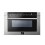 FORNO Capoliveri 24″ 1.2 cu. ft. Built-In Microwave Drawer in Stainless Steel, FMWDR3000-24
