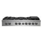 Forno Spezia 48-Inch 8-Burner Gas Rangetop with Griddle and Wok Ring, Stainless Steel (FCTGS5751-48) - Image 6