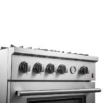 Forno Marco 30-Inch Gas Range with 4 Burners, Built-In Temperature Gauge, 4.32 cu. ft. Oven – Model FFSGS6277-30 - Image 13