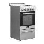 Forno Pallerno 20 in. Freestanding Electric Range, 2.05 cu. ft., 4 Elements, Stainless Steel (Model FFSEL6052-20) - Image 3