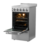 Forno Pallerno 20 in. Freestanding Electric Range, 2.05 cu. ft., 4 Elements, Stainless Steel (Model FFSEL6052-20) - Image 5