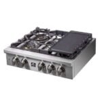 FORNO Spezia 30″ Gas Rangetop with 5 Sealed Burners in Stainless Steel, FCTGS5751-30 - Image 2