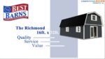Best Barns Richmond 16 ft. x 32 ft. Wood Storage Building richmond1632 – UK Fast Gas - Image 2