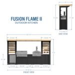 Fusion Flame 2 Outdoor Kitchen - Image 8