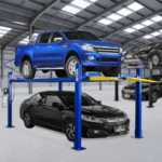 WEIZE 8500lbs 4-Post Car Lift with Caster Kits – PLA-1030 - Image 7