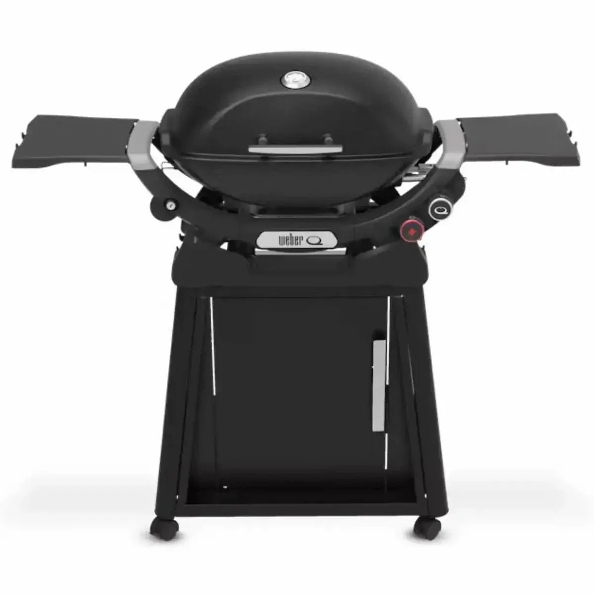 weber-q-2800n-gas-bbq-grill-with-stand-midnight-black-outdoor-grill-1178198065.jpg Weber Q 2800N+ Gas BBQ Grill with Stand, Midnight Black - Image 1