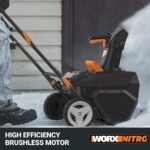 Worx WG471 40V Power Share 20″ Cordless Snow Blower with Brushless Motor - Image 4