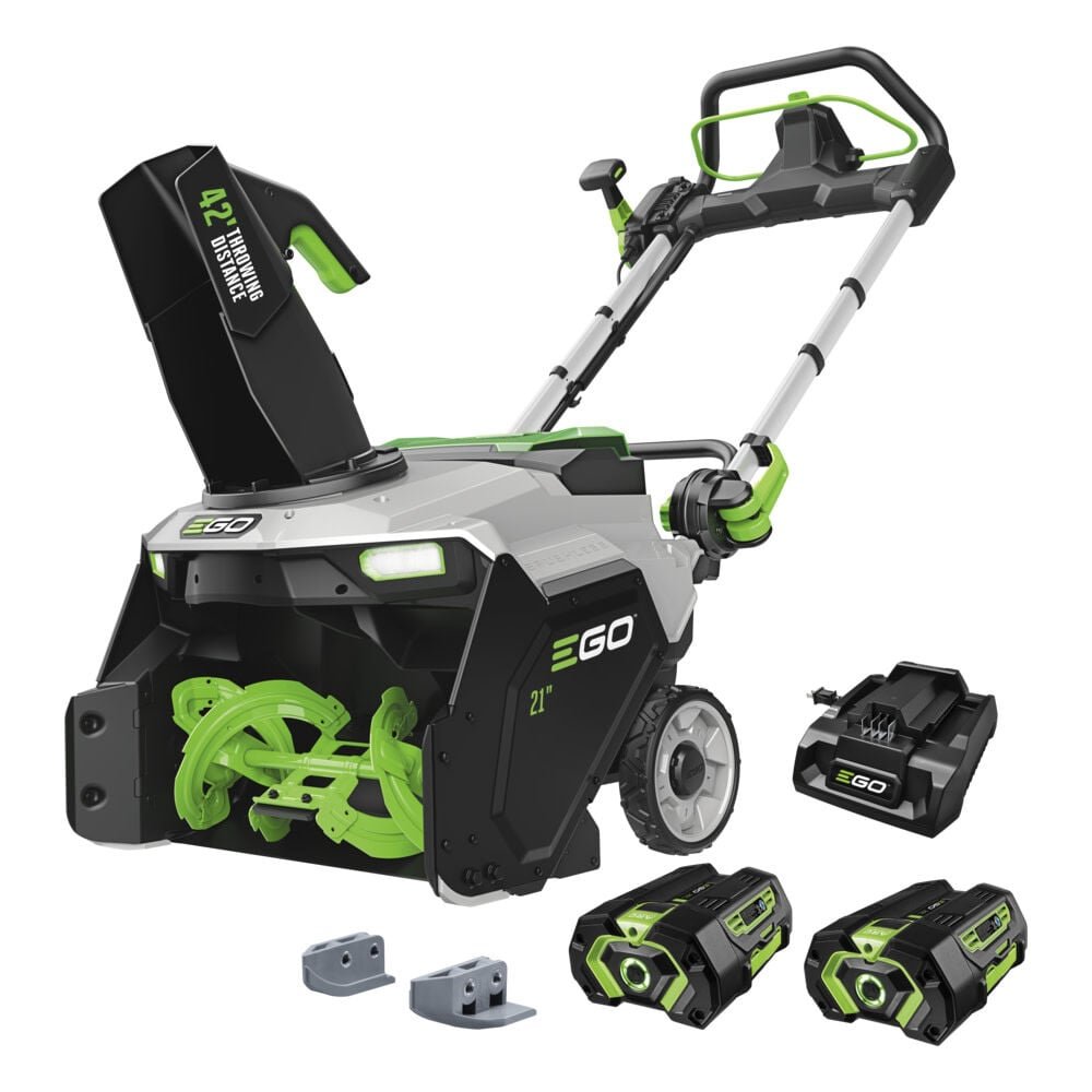 EGO-SNT2121-main.jpg EGO Power+ SNT2121 21" Peak Power Snow Blower with Steel Auger, (2) 4.0Ah Batteries and 320W Charger - Image 1
