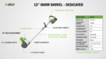 EGO Power+ SNS1201 Dedicated 12" Snow Shovel with 2.5Ah Battery and Charger - Image 22